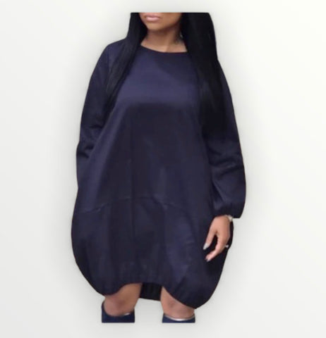 Bubble Poplin Dress